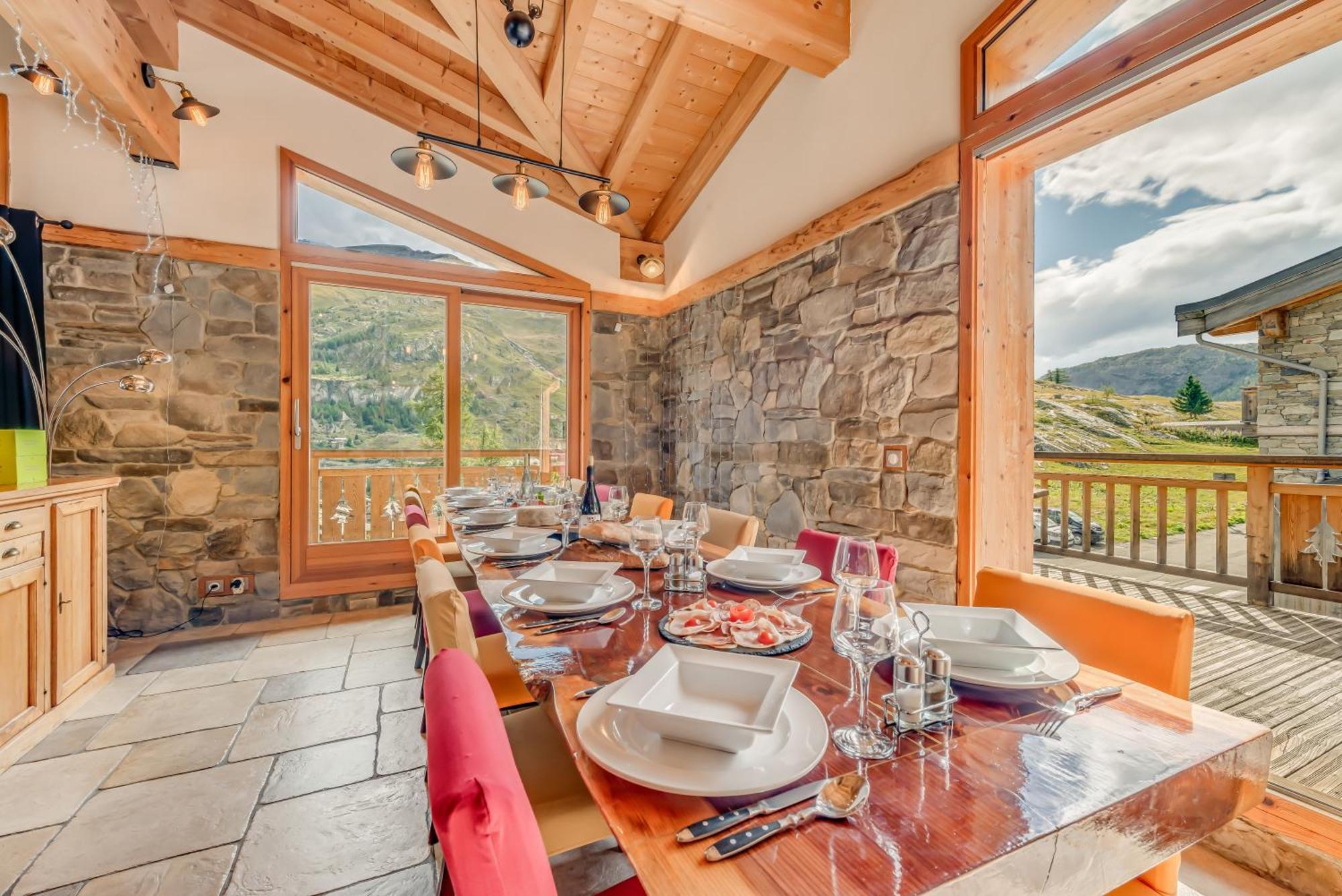 Chalet Monte Bianco ティニュ エクステリア 写真
